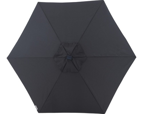 Pohled shora na šestihranný slunečník