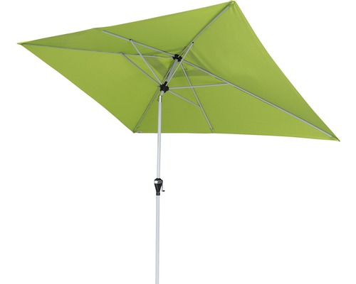 Obdélníkový slunečník s klikovým mechanismem pro zahradu