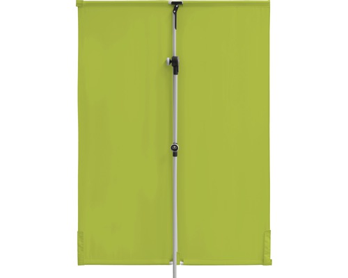 Zelená boční markýza s držákem pro montáž