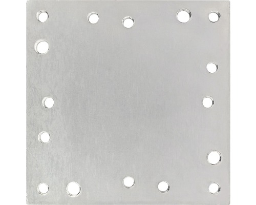 Kovová deska s otvory pro upevnění