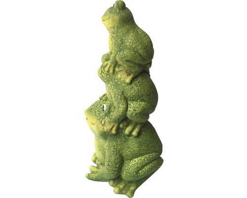 Dekorativní zahradní figurka: Tři naskládané žáby
