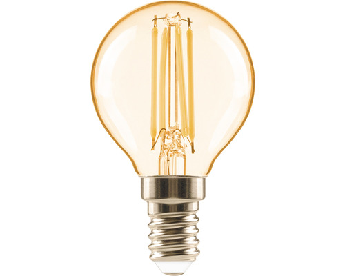 LED žárovka FLAIR G45 E14 4W/33W 380lm 2000K amber