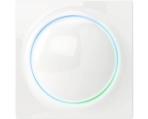 Bílý vypínač světla s LED kroužkem