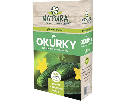 NATURA přírodní hnojivo pro okurky, cukety a dýně 1,5 kg Natura hnojivo pro okurky, cukety, dýně a melouny, 1,5 kg