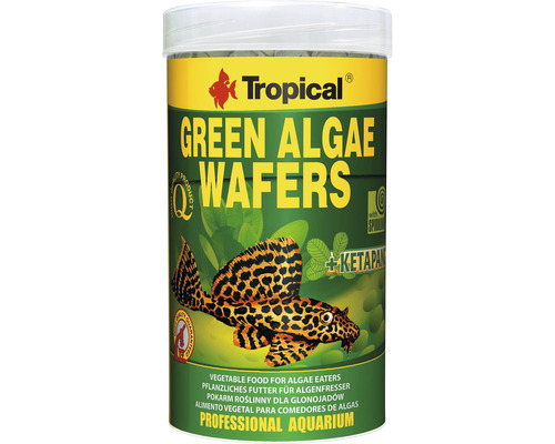 Tablety Tropical Green Algae Wafers 250 ml rostlinné krmivo pro požírače řas