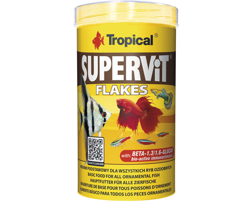 Krmivo pro ryby vločkové Tropical SuperVit 500 ml Tropical Supervit Flakes krmivo pro okrasné ryby