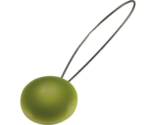 Spona dekorativní Pearls zelená kov 2 ks