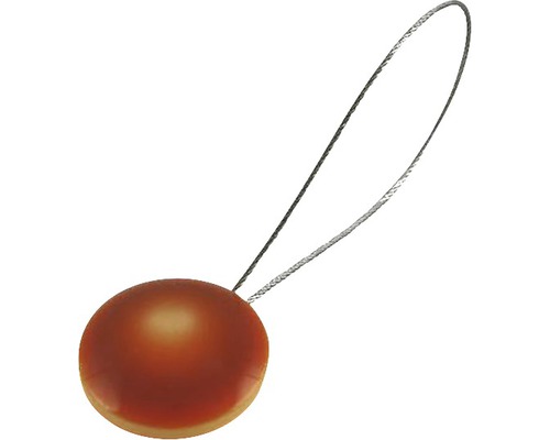 Spona dekorativní Pearls oranžová kov 2 ks