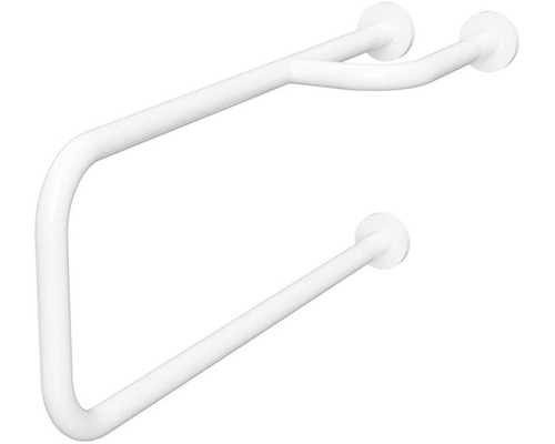 Bílé madlo do koupelny