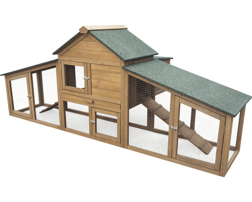 Dřevěný kurník s výběhem