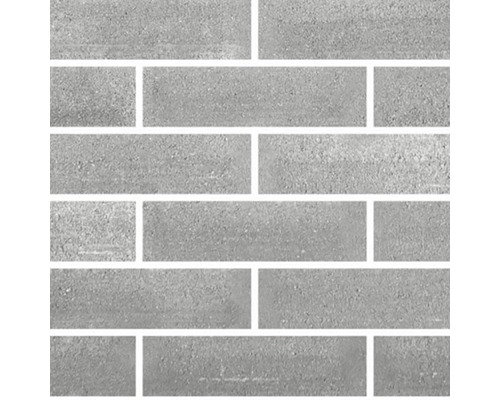 Šedá cihlová obkladová dlaždice ve vazbě