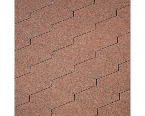 Asfaltový šindel IKO Number One delta červený balení 2 m² Asfaltový šindel IKO Number One delta červený balení 2 m²