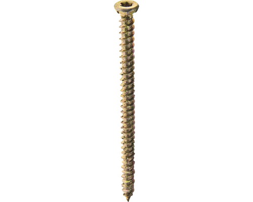 Okenní šroub TURBO TORX 7,5x132 mm, pozink 50 ks Jeden šroub s čočkovou hlavou