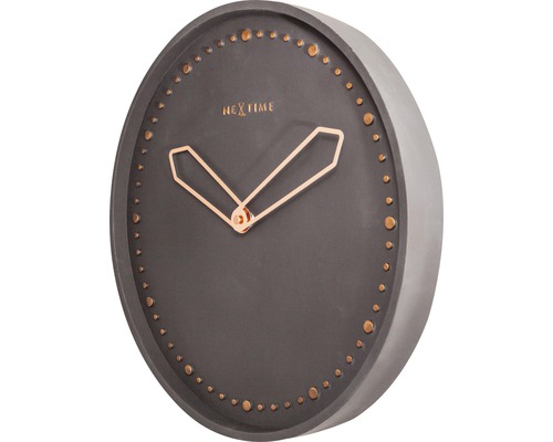 Nástěnné hodiny Nextime s kulatými značkami a ručičkami