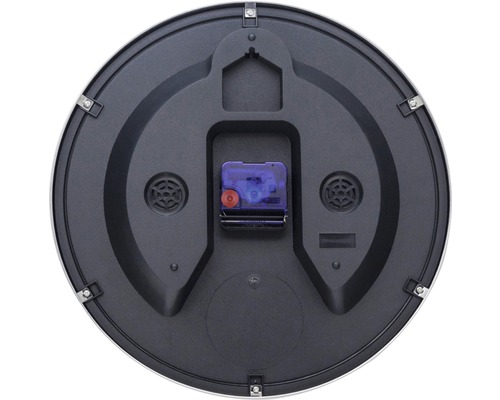 Zadní strana nástěnných hodin se strojkem