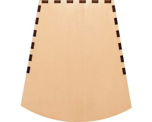 Dřevěné stínidlo lampy se spojovacími prvky