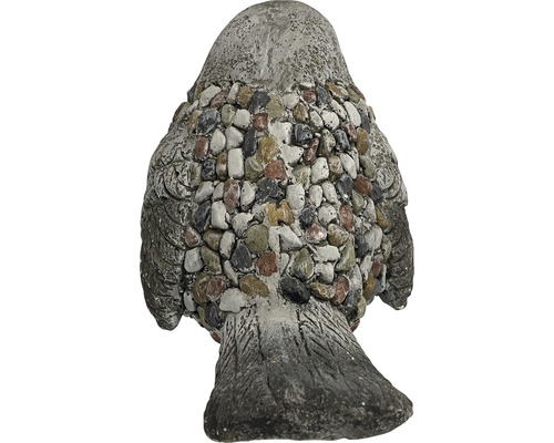 Zahradní figurka sova, pohled zezadu