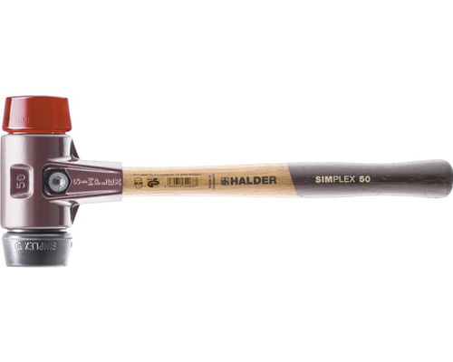 Palička HALDER Simplex Ø 40 mm, dřevěná rukojeť a temperované litinové pouzdro-0