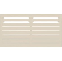 Větrací mřížka s vodorovnými lamelami