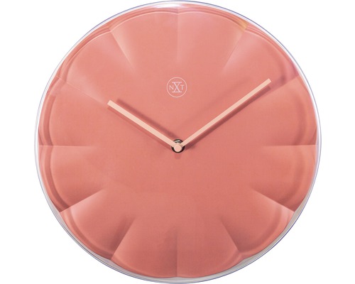 Nástěnné hodiny NeXtime Sweet růžové Ø 29,5 cm