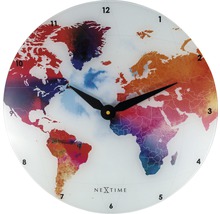 Nástěnné hodiny NeXtime Colorful World Ø 43 cm-thumb-0