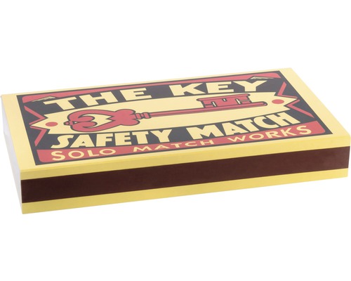 Krabicka zápalek s potiskem