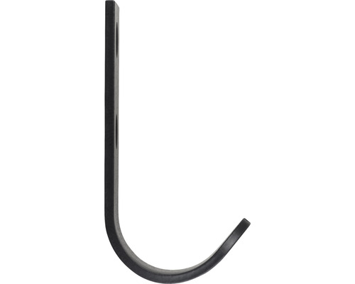 Kovový hák se dvěma montážními otvory