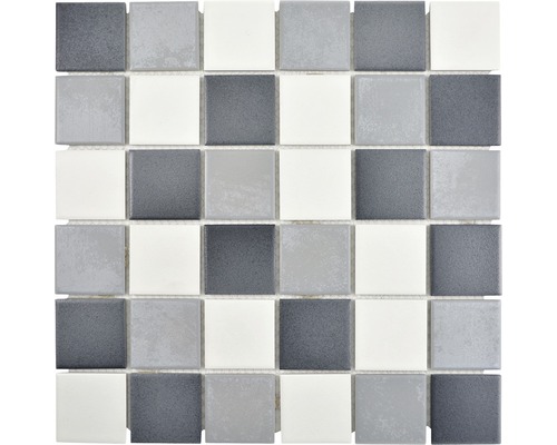 Keramická mozaika CD 216 čtverec 30,6x30,6 cm mix šedá