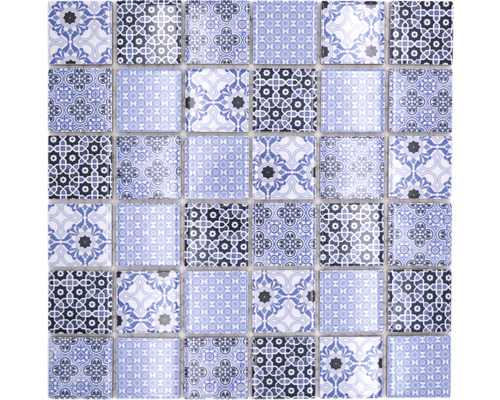 Keramická mozaika CD CL48B čtverec Classico 29,7x29,7 cm modrá-0