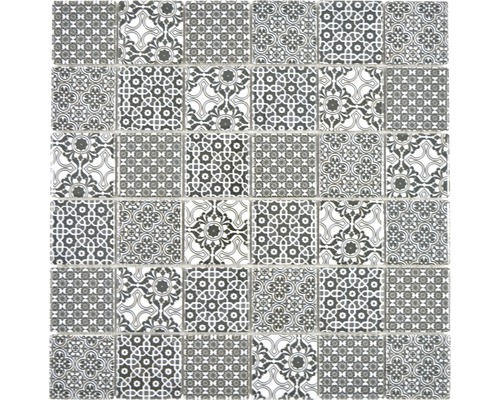 Keramická mozaika CD CL48S čtverec Classico 29,7x29,7 cm černá