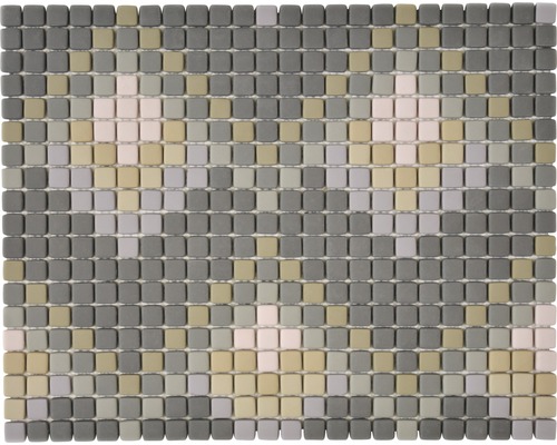 Skleněná mozaika Cuba MC6 31x24,60 cm šedá matná