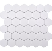 Keramická mozaika HX AT51 šestihúhelník 32,5x28,1 cm Uni bílá R10B-thumb-0