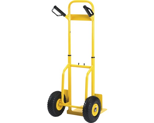 Žlutý rudl se dvěma koly a madly.