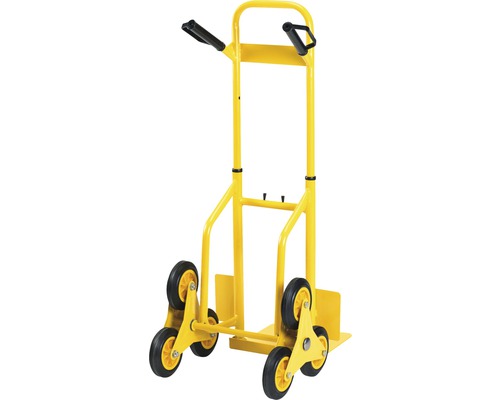 Schodišťový rudl z oceli se šesti koly a madly