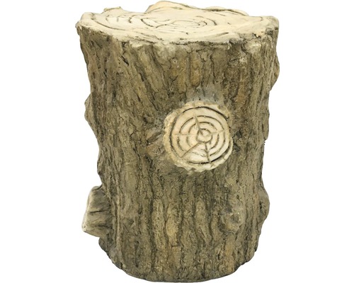 Dekorativní zahradní stolička vzhledu pařezu stromu