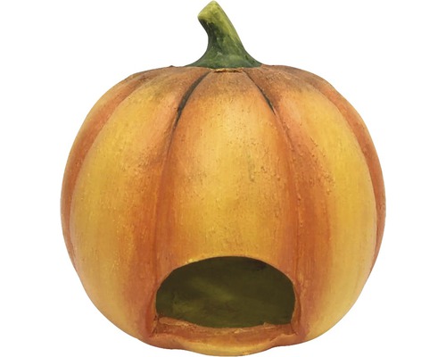 Dekorativní dům ve tvaru dýně s otvorem