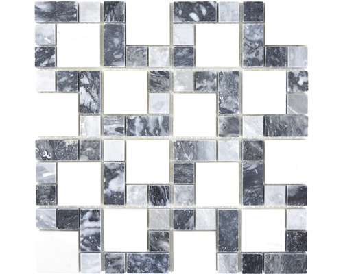 Mozaika XNM MC749 30,5x30,5 cm kombinace kámen mix