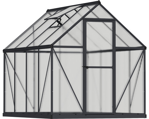 Skleník s dveřmi a oknem