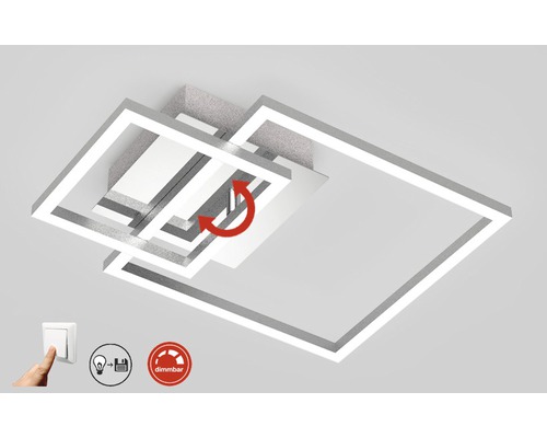 Stropní svítidlo s otočnými prvky a funkcí stmívání