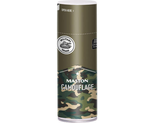 Lak ve spreji Maston Camouflage Reed Green RAL6013 zelený 400 ml Sprej Maston Camouflage