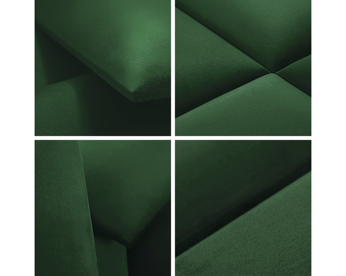 Detail akustických panelů z látky