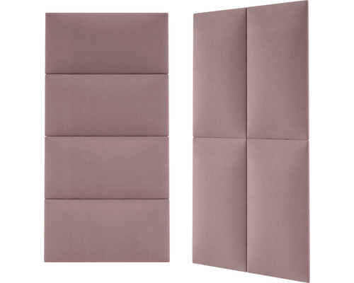 Dva čalouněné nástěnné panely pro absorpci zvuku