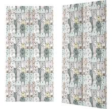 Dekorační látka s motivem medvěda pro interiérové dekorace