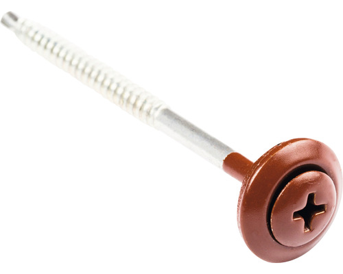 Upevňovací hřebík pro vlnitou střechu s velkou hlavou