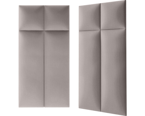Dva zvukově izolační panely s textilním potahem
