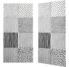 Závěs s různými vzory