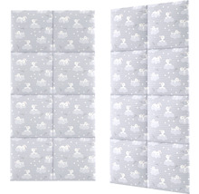 Dva zvukotěsné panely s motivem králíka