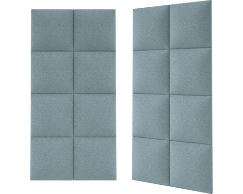 Dva zvukové panely se čtvercovým uspořádáním.