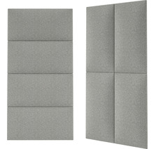 Šedé akustické panely pro pohlcování zvuku