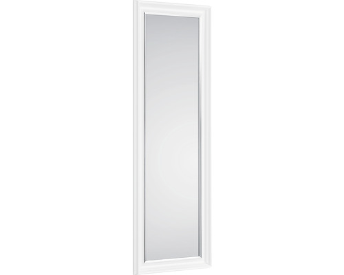 Nástěnné zrcadlo WANDA bílá/stříbrné 50x150 cm